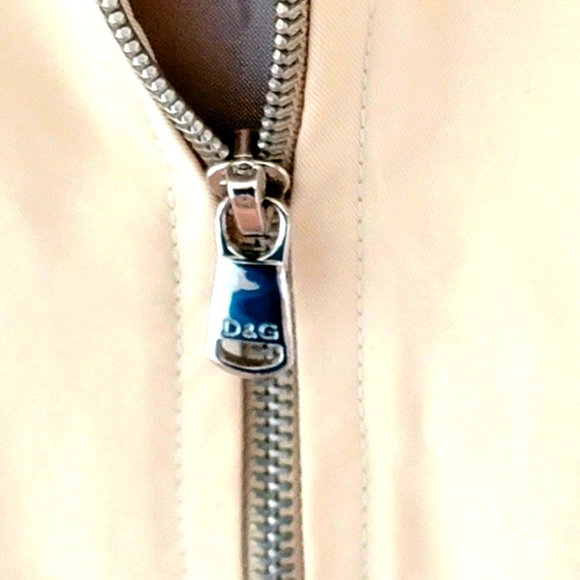 D&G Dolce & Gabbana Zip Up Lightweight Jacket Size L - Picture 5 of 10